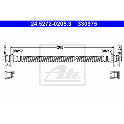 Photo Brake Hose ATE 24527202053