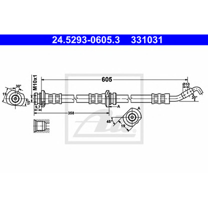 Foto Bremsschlauch ATE 24529306053
