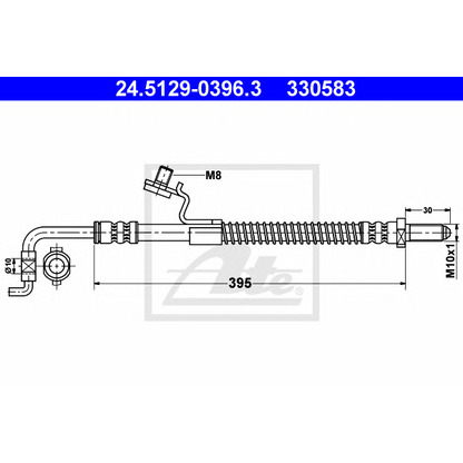 Photo Brake Hose ATE 24512903963