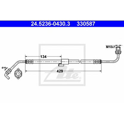 Photo Brake Hose ATE 24523604303