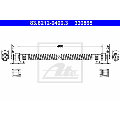 Photo Brake Hose ATE 83621204003