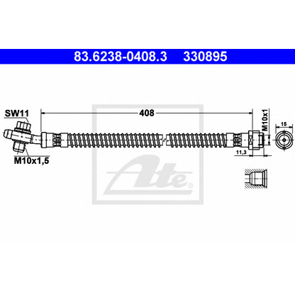 Photo Brake Hose ATE 83623804083