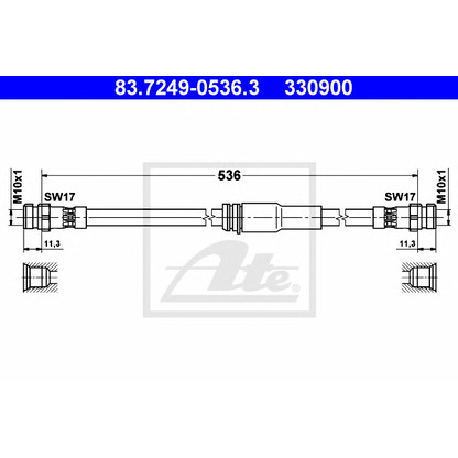 Photo Flexible de frein ATE 83724905363