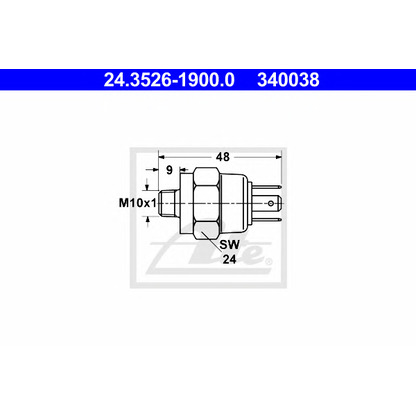 Foto Interruptor luces freno ATE 24352619000