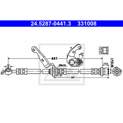 Photo Brake Hose ATE 24528704413