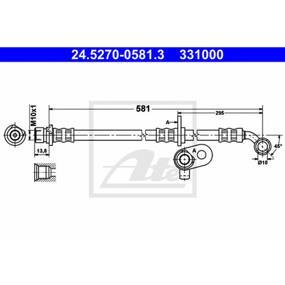 Photo Brake Hose ATE 24527005813