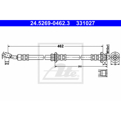 Photo Brake Hose ATE 24526904623