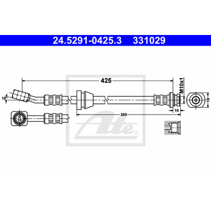 Photo Brake Hose ATE 24529104253