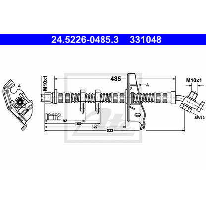 Photo Brake Hose ATE 24522604853