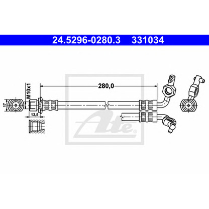 Photo Brake Hose ATE 24529602803