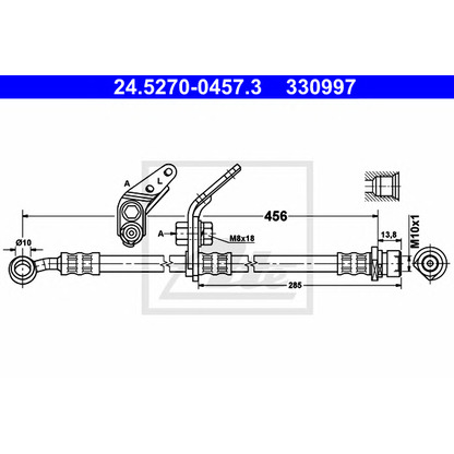 Photo Brake Hose ATE 24527004573