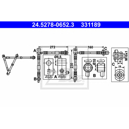 Photo Brake Hose ATE 24527806523