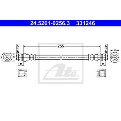 Photo Flexible de frein ATE 24526102563