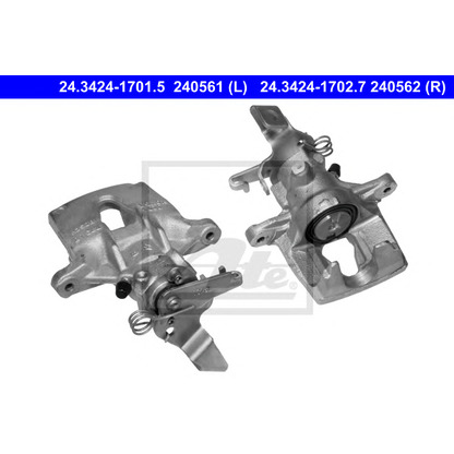 Photo Brake Caliper ATE 24342417015