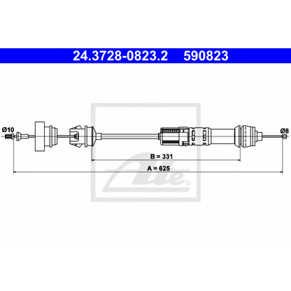 Photo Clutch Cable ATE 24372808232