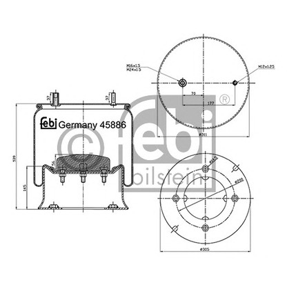 Photo Boot, air suspension FEBI BILSTEIN 45886