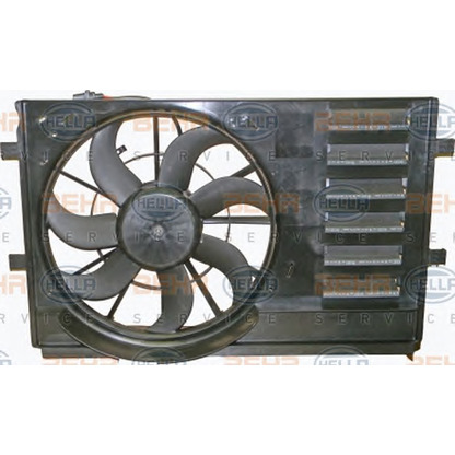 Photo Fan, A/C condenser BEHR HELLA SERVICE 8EW351032081