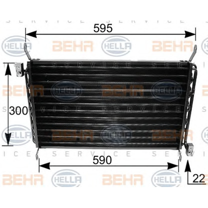 Foto Kondensator, Klimaanlage BEHR HELLA SERVICE 8FC351035661