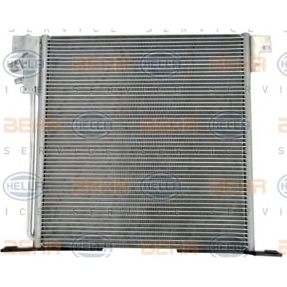 Photo Condenser, air conditioning BEHR HELLA SERVICE 8FC351037344