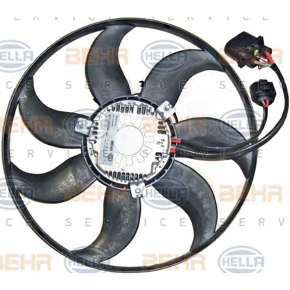 Foto Ventilador, refrigeración del motor BEHR HELLA SERVICE 8EW351040401