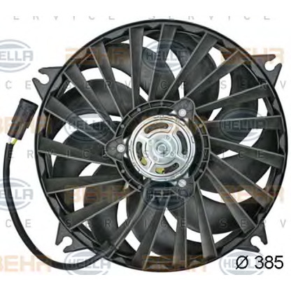 Photo Ventilateur, refroidissement du moteur BEHR HELLA SERVICE 8EW351043531