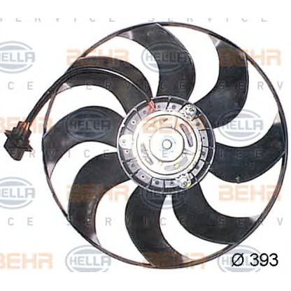 Photo Ventilateur, refroidissement du moteur BEHR HELLA SERVICE 8EW351043561