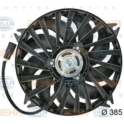 Photo Ventilateur, refroidissement du moteur BEHR HELLA SERVICE 8EW351043611