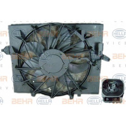 Photo Ventilateur, refroidissement du moteur BEHR HELLA SERVICE 8EW351104451