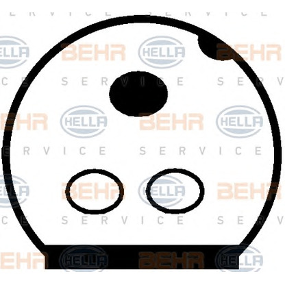 Фото Компрессор, кондиционер BEHR HELLA SERVICE 8FK351110591