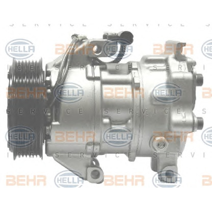 Photo Compressor, air conditioning BEHR HELLA SERVICE 8FK351114621