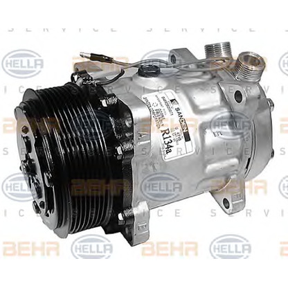 Photo Compressor, air conditioning BEHR HELLA SERVICE 8FK351126261