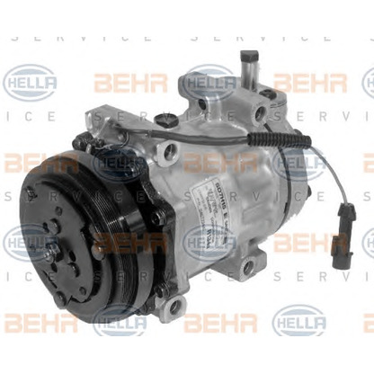 Photo Compressor, air conditioning BEHR HELLA SERVICE 8FK351126421