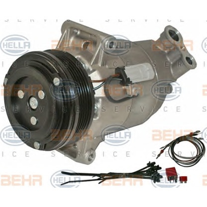 Фото Компрессор, кондиционер BEHR HELLA SERVICE 8FK351135801