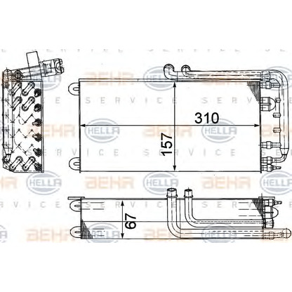 Foto Verdampfer, Klimaanlage BEHR HELLA SERVICE 8FV351210791