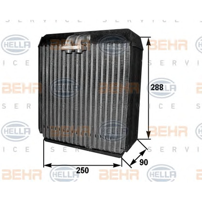 Фото Испаритель, кондиционер BEHR HELLA SERVICE 8FV351211161