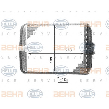 Photo Système de chauffage BEHR HELLA SERVICE 8FH351311681