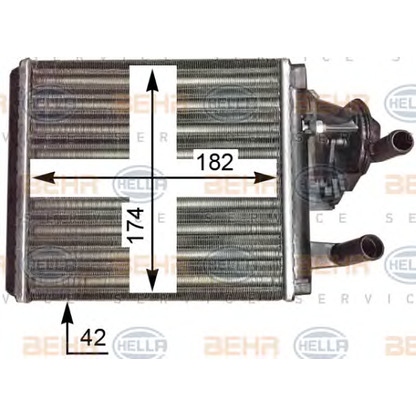 Photo Système de chauffage BEHR HELLA SERVICE 8FH351313004