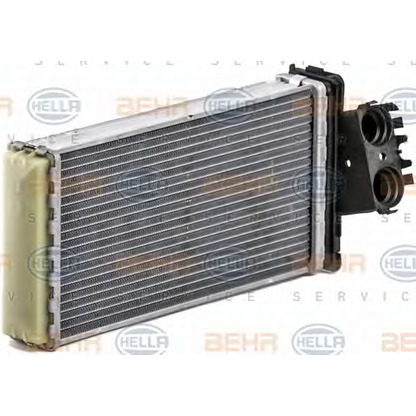 Photo Heat Exchanger, interior heating BEHR HELLA SERVICE 8FH351315471