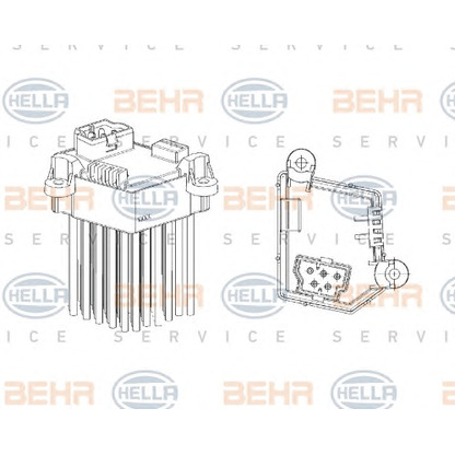 Zdjęcie Sterownik, ogrzewanie / wentylacja BEHR HELLA SERVICE 5HL351321191