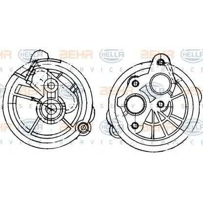 Foto Valvola regolazione refrigerante BEHR HELLA SERVICE 9XL351328201