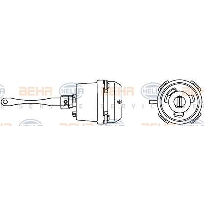 Photo Control, central locking system BEHR HELLA SERVICE 6NV351329211