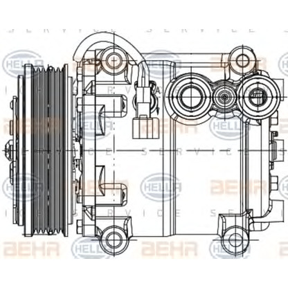 Zdjęcie Kompresor, klimatyzacja BEHR HELLA SERVICE 8FK351334341