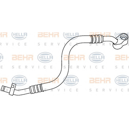 Photo High-/Low Pressure Line, air conditioning BEHR HELLA SERVICE 9GS351337501