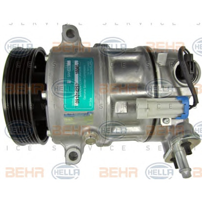 Photo Compressor, air conditioning BEHR HELLA SERVICE 8FK351340301