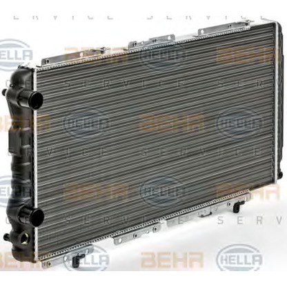 Foto Radiador, refrigeración del motor BEHR HELLA SERVICE 8MK376700561