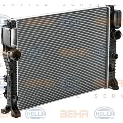 Photo Radiateur, refroidissement du moteur BEHR HELLA SERVICE 8MK376700594