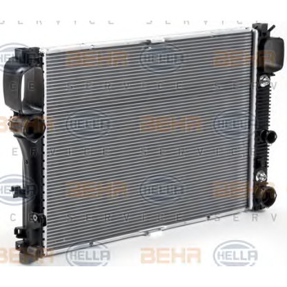 Photo Radiator, engine cooling BEHR HELLA SERVICE 8MK376700611
