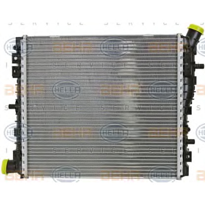 Photo Radiator, engine cooling BEHR HELLA SERVICE 8MK376701261