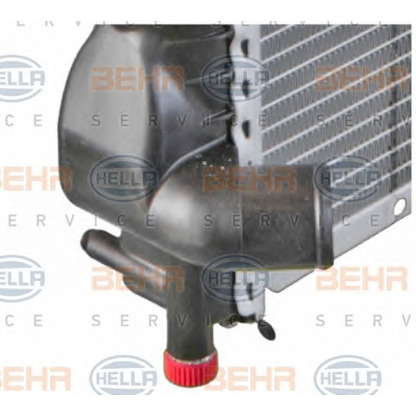 Photo Radiator, engine cooling BEHR HELLA SERVICE 8MK376712401