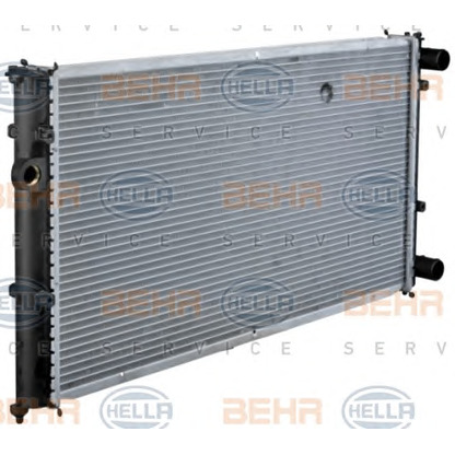 Photo Radiateur, refroidissement du moteur BEHR HELLA SERVICE 8MK376714451